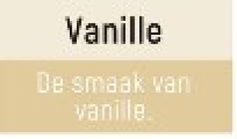 Vanille 3 mg Vanille 3 mg